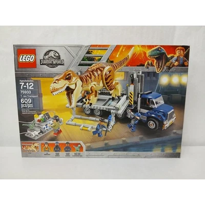 LEGO Jurassic World 75933 T-rex Transport Building Toy 609 Pieces Ages 7-12 NIB - Image 1 of 4