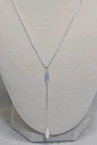 Collar Kendra Scott Fern Tono Plata Y Gota - Imagen 1 de 6