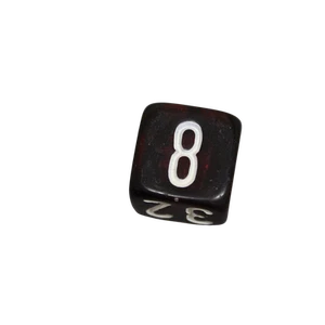 Cubo doble de backgammon granate profundo grande de 22 mm dados de repuesto - Imagen 1 de 3
