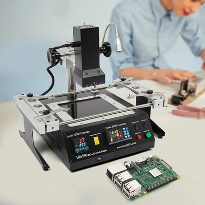 IR6500 BGA Rework Station Infrared Solder Welder Heating Reballing Machine 1250W - Image 1 of 4