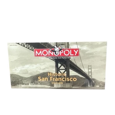 MONOPOLY Game Historic San Francisco Edition NEW SEALED IN BOX VINTAGE - Image 1 of 4