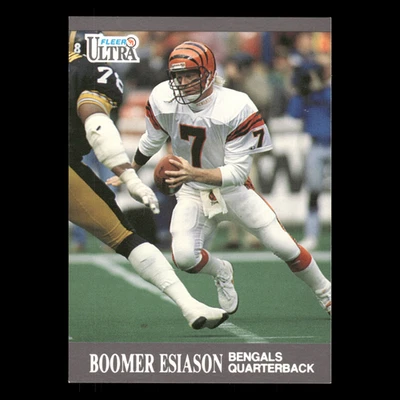 Boomer Esiason #15 1991 Ultra Cincinnati Bengals Football Card NFL - Image 1 of 3