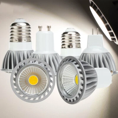 85-265V DC12V LED COB Spotlight Bulbs MR16 GU10 E27 15W Downlight Warm White - image 1 of 4