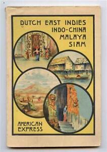 Dutch East Indies Indo China Malaya Siam American Express Tours Booklet 1932-33