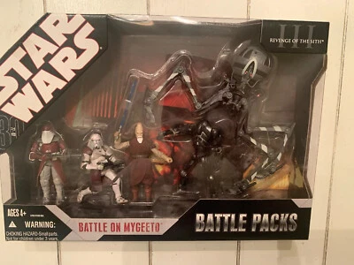 Star Wars 3 3/4" Figure Battle Pack Battle On Mygeeto New Sealed - Image 1 of 4