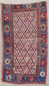 Antique rug/carpet European Turkoman Caucasian Tribal Oriental Pre-1900 - Picture 1 of 6
