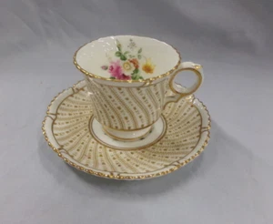 Vintage Signed CAULDON Bone China Made in England Demitasse Teacup & Saucer Set - Picture 1 of 8