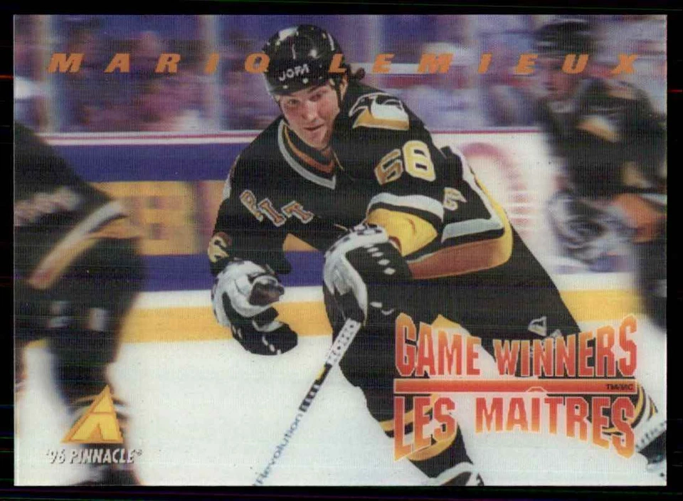 1995-96 Pinnacle McDonald's Game Winners Mario Lemieux Pittsburgh Penguins - Image 1 of 2