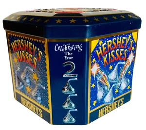 Hershey's Kisses Millennium Series Year 2000 Limited Edition Tin Canister - Picture 1 of 6