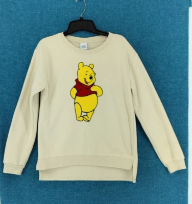 Sudadera Disney Winnie The Pooh Niñas Mediana Marfil Manga Larga #2215 Foto 1 de 4
