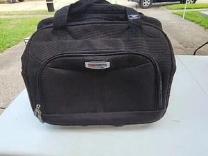 Delsey Rolling UnderSeat Tote Carry-On Bag Black - Picture 1 of 19