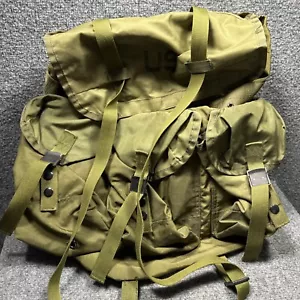 Army Military field pack lc1 gibraltar industries medium green w/ 3 rucksacks - Picture 1 of 5