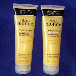 2X NUEVO Champú Mejorador Activador Destacado John Frieda RUBIO TRANSPARENTE 8,45 fl oz - Imagen 1 de 14