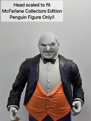 3d 打印 PENGUIN HEAD 1: 10 7 英寸适合 McFarlane DC Multiverse 收藏版 — 第 1/2 张图片