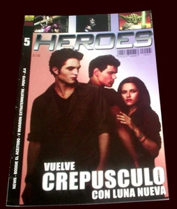 Crepúsculo - Luna Nueva - Pattinson - Revista Héroes Stewart Argentina - Imagen 1 de 4