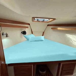 Equipado para Navegación + Almohadas - Aqua Solid Universal 8" Profundidad - Velero Barcos Regalo - Imagen 1 de 6