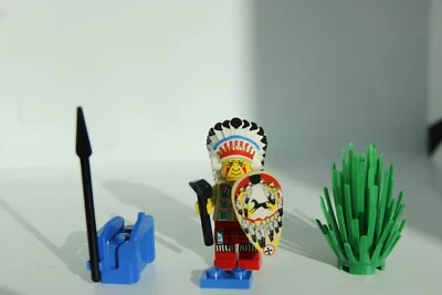 Vintage 1997 Lego System Western Tribal Chief #6709 Rare Incomplete! Clean! - Image 1 of 3