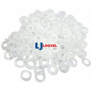 5,000pc Dental Ortho NON-LATEX silica gel Rubber Bands 50pk of 100pcs 1/4 1/8 - Picture 1 of 4