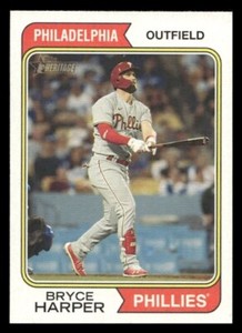 2023 Topps Heritage #17 Bryce Harper Philadelphia Phillies