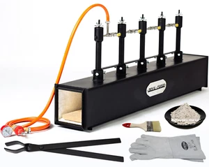 DFPROF5 GAS PROPANO FORJA Horno Quemador Cuchillo Fabricación Herrero Herrero Espada - Imagen 1 de 12