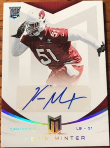 2013 Momentum Rookie Signatures Platinum Kevin Minter #154 #’d 05/25 - Picture 1 of 2