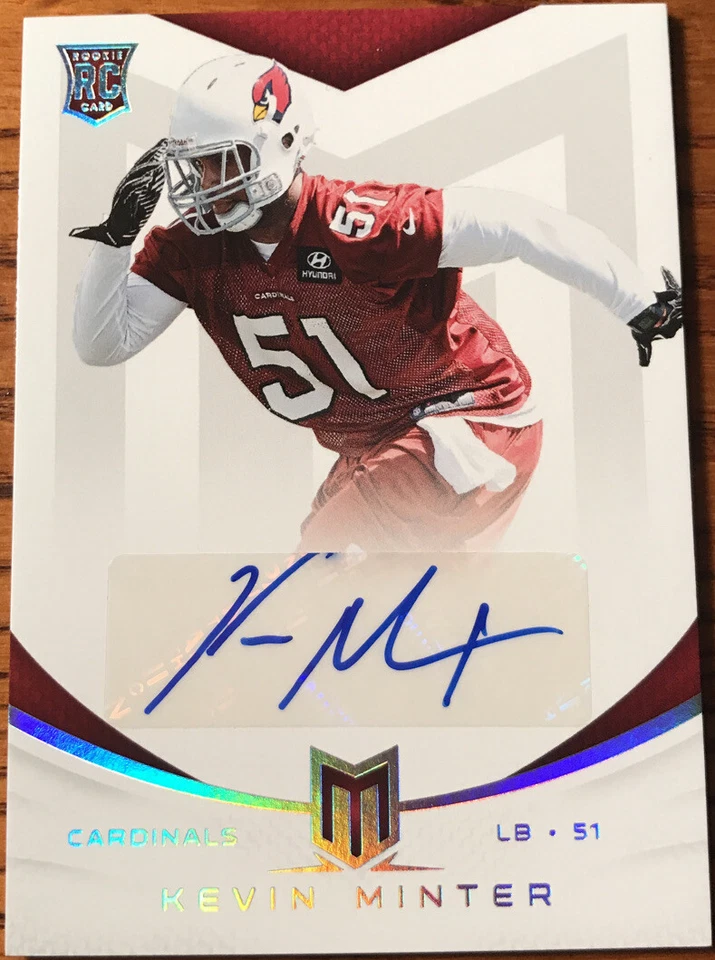 2013 Momentum Rookie Signatures Platinum Kevin Minter #154 #’d 05/25 - Image 1 of 2