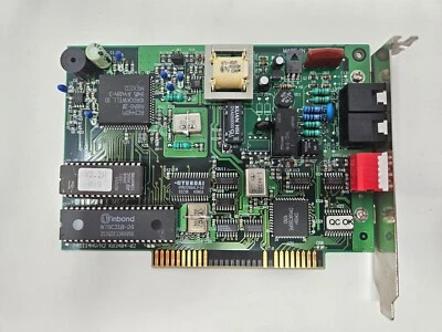 Intel PCFM7500 8-BIT ISA 14.4kbps Internal Modem Card - Image 1 of 2