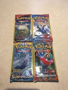 36ct Pokemon XY3 FURIOUS FISTS Booster Pack Lot FACTORY SEALED & UNSEARCHED!!