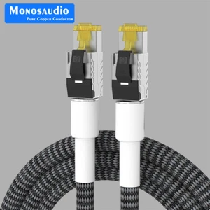 OFC Copper Ethernet Cable Cat8 Speed Lan Cable CAT8 RJ45 Network Patch Cable - Afbeelding 1 van 10