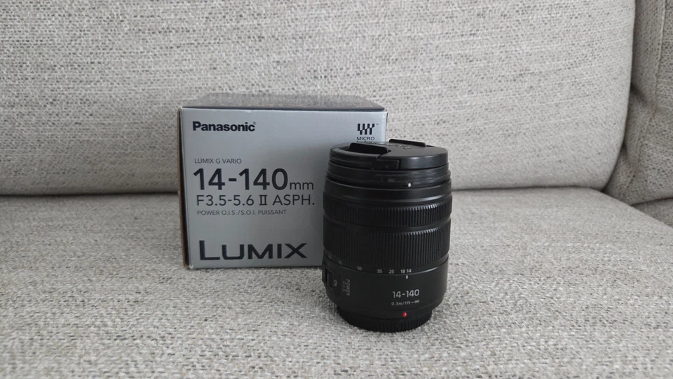 Panasonic Lumix G Vario 14-140mm f/3.5-5.6 ii ASPH. POWER O.I.S. Len (H-FS14140) - image 1 of 4