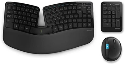 Microsoft keyboard mouse set Wireless security encryption AES L5V-00030 F/S NEW - Image 1 of 4