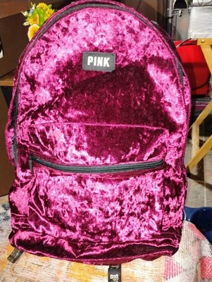 Victoria's Secret Pink Classic Backpack Burgundy - Image 1 of 4