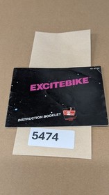 Excitebike  - Nintendo NES- Manual Only **NO GAME