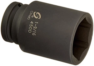 Sunex 450D 3/4" Drive Deep 6 Point Impact Socket 1-9/16" - Picture 1 of 6