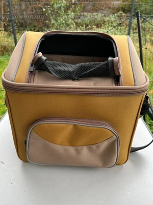 Fahrrad Hundetasche vorn 40x28x34 cm Transporttasche Katze Hund Hundebox faltbar - Bild 1 von 4