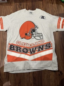 Vintage Salem Cleveland Browns Salem Sportswear AOP T-Shirt Gr. XL - Bild 1 von 6