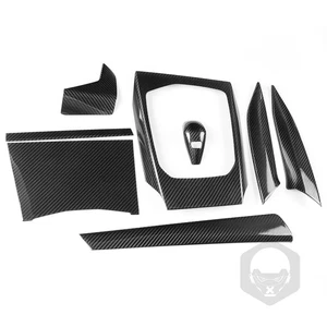 8x Real Carbon Fiber Interior Trim Dashboard Panel For BMW G80 M3 G82 G83 M4 LHD - Picture 1 of 15