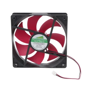 12V for DC Brushless High Speed Cooling Fan 12x12x2.5cm 2Pin 2wire Connector Coo - Afbeelding 1 van 8