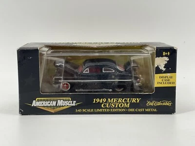 Mercury 1949 American Muscle escala 1:43 personalizado negro rojo nuevo sin abrir envío rápido Foto 1 de 4