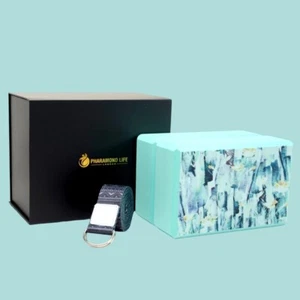 Yoga Block and Stretching Belt Set Pharamon Life - Picture 1 of 4