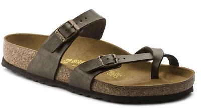 BIRKENSTOCK Mayari Birkibuc marrom dourado - Imagem 1 de 2