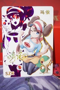 Rosa Pokemon Trainer SZR Signature Girl Story Foil Waifu Card - Picture 1 of 4