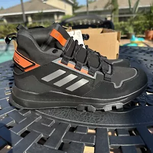 Adidas Terrex Hikster Mid Core Black Signal Orange Men's Shoes EH3529 Size 9.5 - Picture 1 of 15
