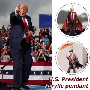 Patriotic Donald 2024Christmas Ornament ,Acrylic Tree Decor, HolidayGift HOT - Picture 1 of 16