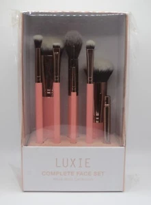LUXIE Complete Face Set Rose Gold Collection Brush Set 8 Brushes NIB - Picture 1 of 1