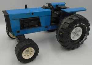 VINTAGE 10" BLAUER TONKA TRAKTOR XMB-975 METALL/KUNSTSTOFF BITTE LESEN - Bild 1 von 16