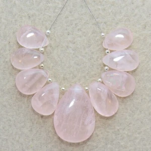 Piedras preciosas sueltas de cuarzo rosa natural de 85,00 quilates de 13x9 mm a 25x18 mm - Imagen 1 de 6