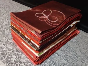 Used Vintage Japanese Obi Set of 15 - Silk Blend - 4m (157in) Each - Picture 1 of 6