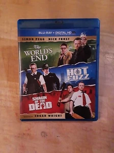 Shaun of the Dead, Hot Fuzz, The World's End Combo Blu-Ray Digital, Code Unused - Picture 1 of 6