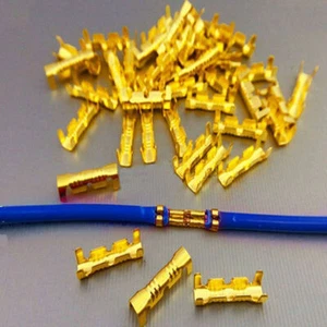 20-500X Car Brass Copper 0.5-1.5mm² Crimp Electrical Wire Connectors Terminals - Picture 1 of 8